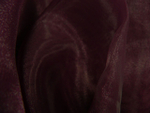 Ткань Органза темно-фиолетовая арт. 122053