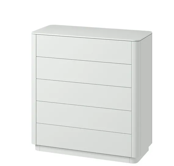 Комод Tammi 5 ящиков ширина 100 см (белый)