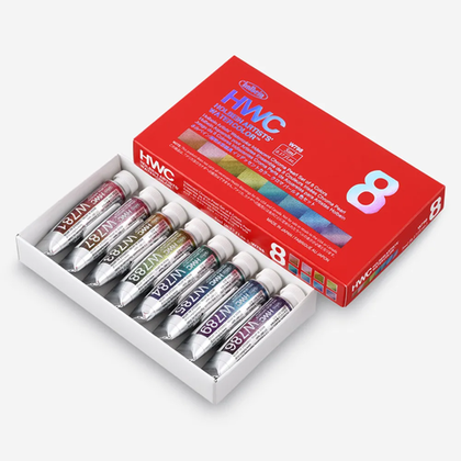 Holbein : Artists' : Watercolour Paint : Chroma Pearl набор из 8