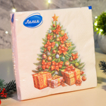 Салфетки 33*33см 20 листов 2-слойные "Краса"