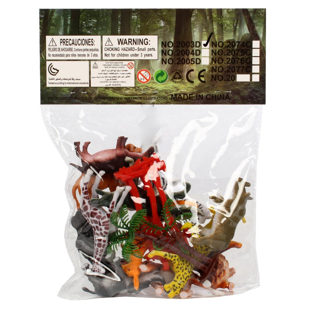 Набор диких животных, пакет 2003D