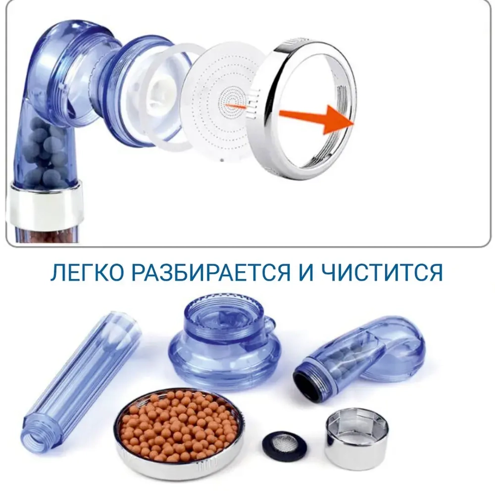 Лейка душевая трехфункциональная (душ/массаж/душ+массаж,80х80х230мм),в блистере WMC TOOLS WMC-SK-00596