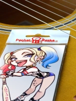 Стикер - Крейзи девушка с битой