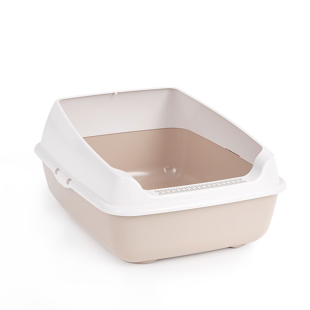 Лоток для кошек ALTA с высокими бортами, бежевый, 50,5 х 39 х 23 см Лоток для кошек ALTA с высокими бортами, бежевый, 50,5 х 39 х 23 см