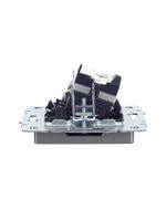 BRITE Розетка двойная TV+RJ45 кат.5E РТВ/РК12-БрС сталь IEK