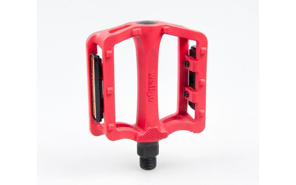 Педали BMX нейлоновые B197N Red WELLGO Педали BMX нейлоновые B197N Red WELLGO