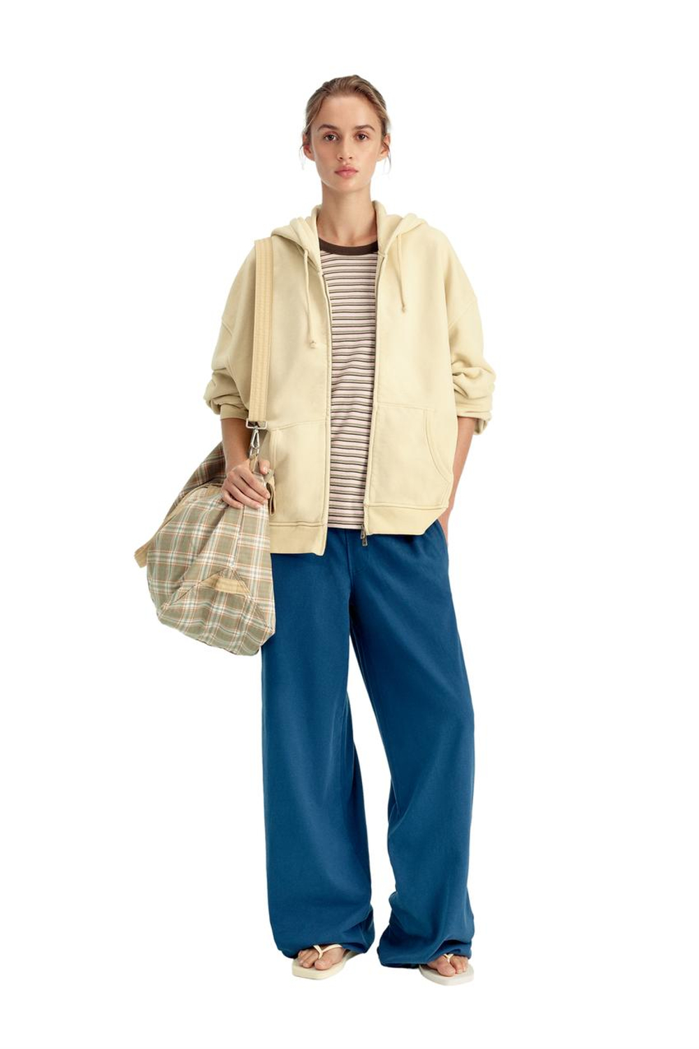 ZARA X BENITO ANTONIO БРЮКИ-ДЖОГГЕРЫ RELAXED FIT, СИНИЙ