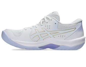 Женские кроссовки для бадминтона/сквоша Asics Beyond FF - white/champagne