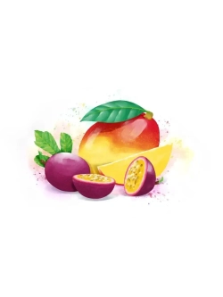 Основа (концентрат) для напитка WATSON SAYS Манго - Маракуйя 1кг, для пуншей, чаёв, лимонадов, коктейлей