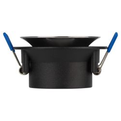 Встраиваемый светильник декоративный ЭРА KL103 BK/CH MR16 GU5.3 черный хром