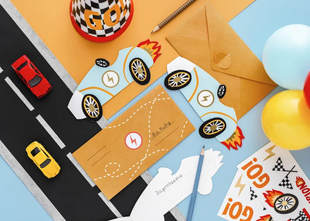 Наклейки "Гонки" 6 листов