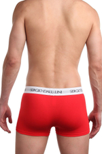 Мужские боксеры с гульфиком из хлопкового материала (Размер: M) (Цвет: красный)