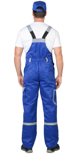 Костюм Nerss-ПРАКТИК куртка, п/к васильковый со св.серым