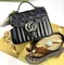 Мини-сумка Gucci GG Marmont с ручкой сверху черный
