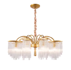 5597A/8 SP BRS+CL (1) Люстра NW