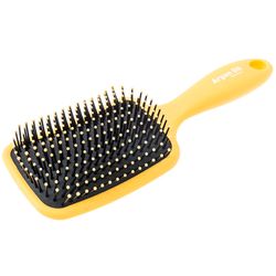 Щетка массажная Harizma Argan Oil h10693-14 (желтая, большая)