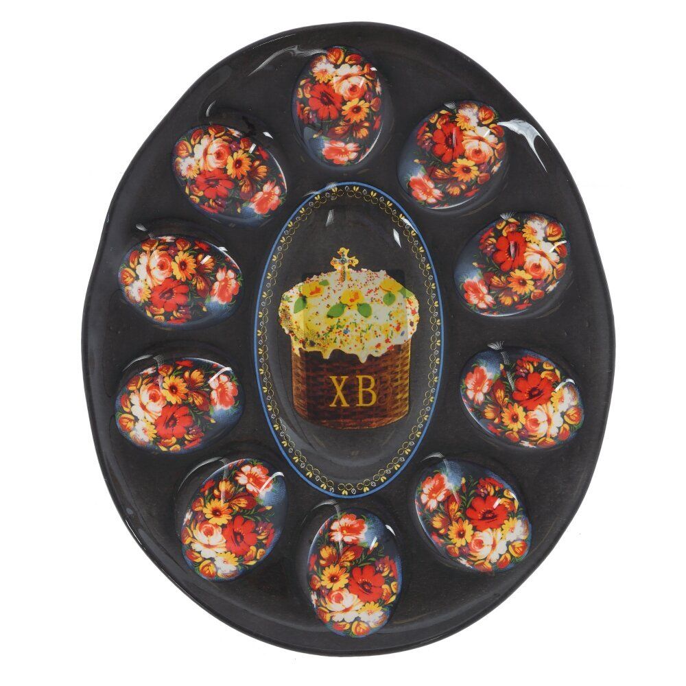 GAEM Тарелка для 10-ти яиц, L25 W21 H2 см