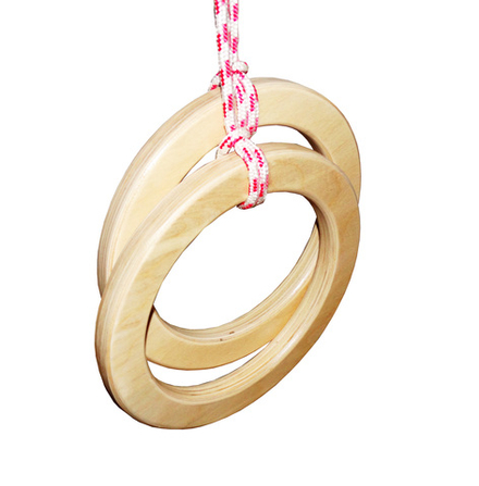 Кольца гимнастические деревянные