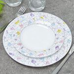 Тарелка обеденная 23см Мозаика