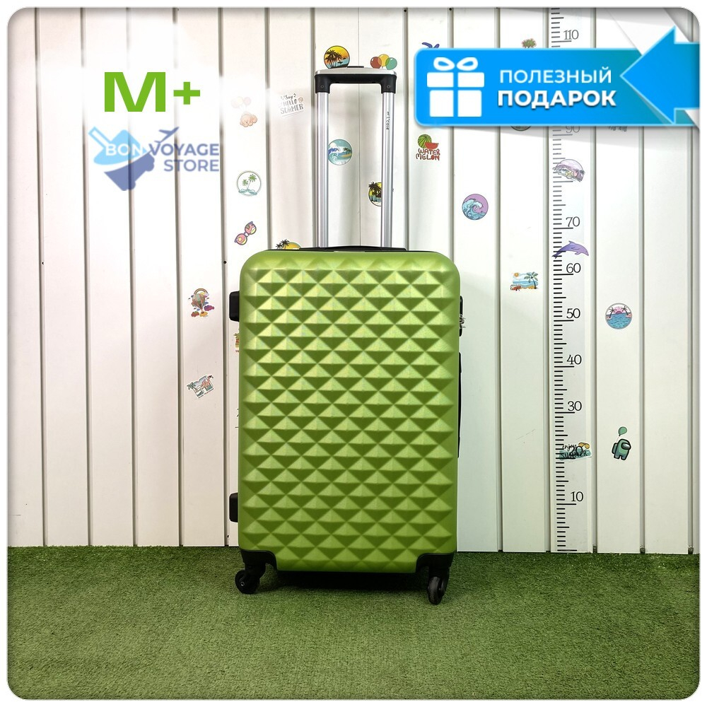 Средний чемодан L'Case Phatthaya, зеленый
