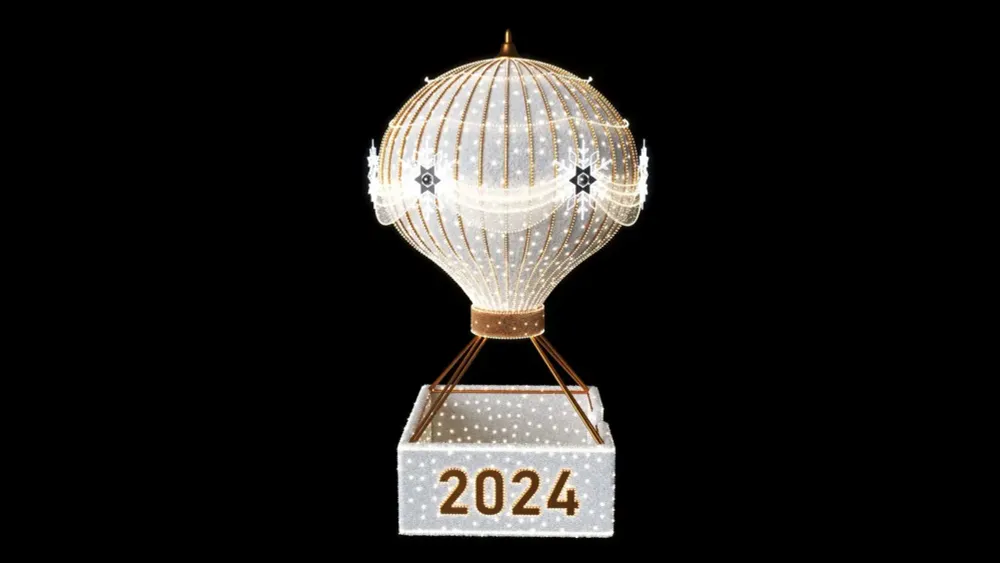 светодиодный шар воздушный "Монгольфьер"