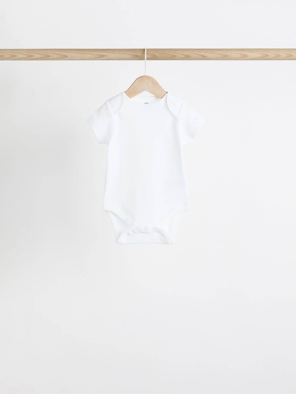 Боди с коротким рукавом для малышей Next 541-754, 7 шт., Белый, Бежевый