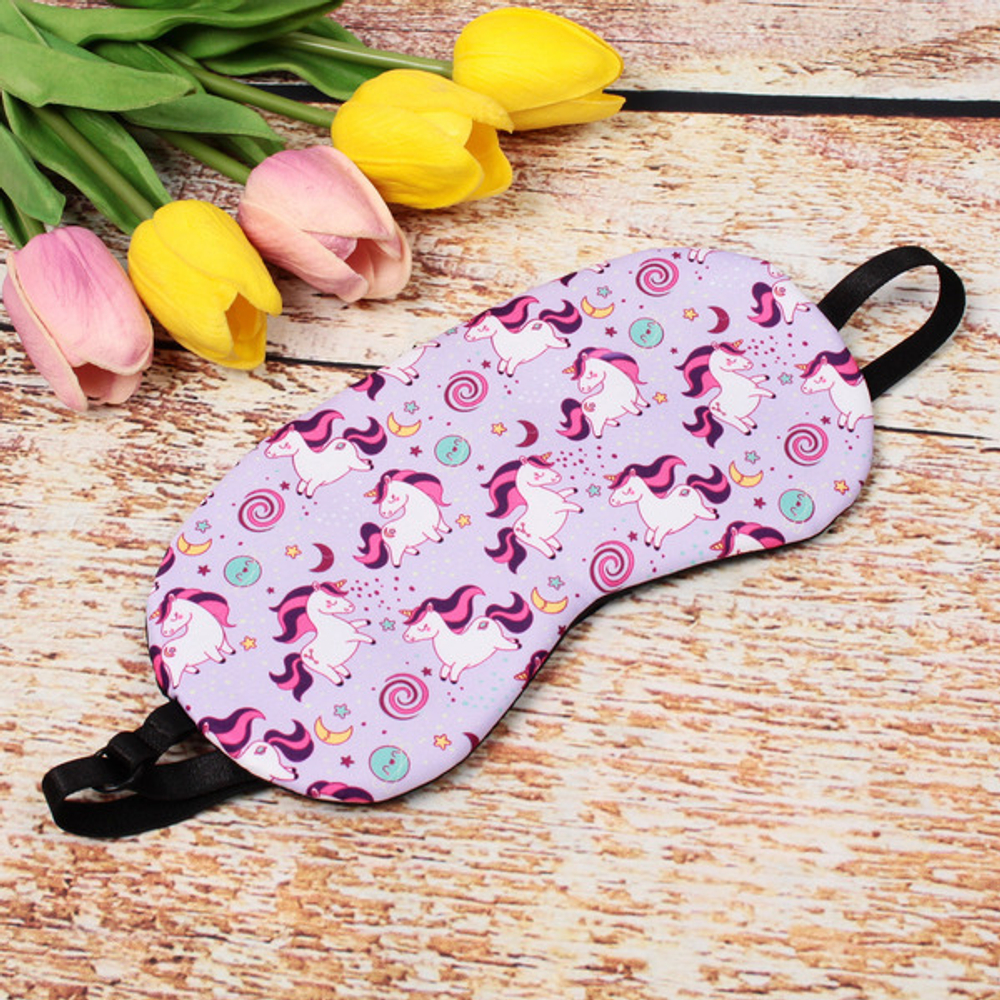 Маска для сна «Empire of Sleep», Единорожки, 19,5*8,12 (упаковка ZIPпакет)