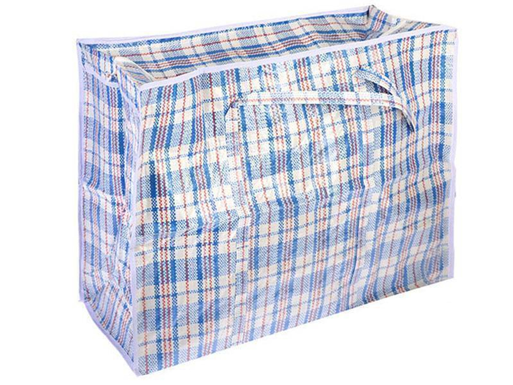 Сумка хозяйственная 70*55*30см Клетка