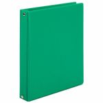 Тетрадь на кольцах А5 (180х220 мм), 80 л., обложка ПВХ, клетка, BRAUBERG, зеленый, 403910