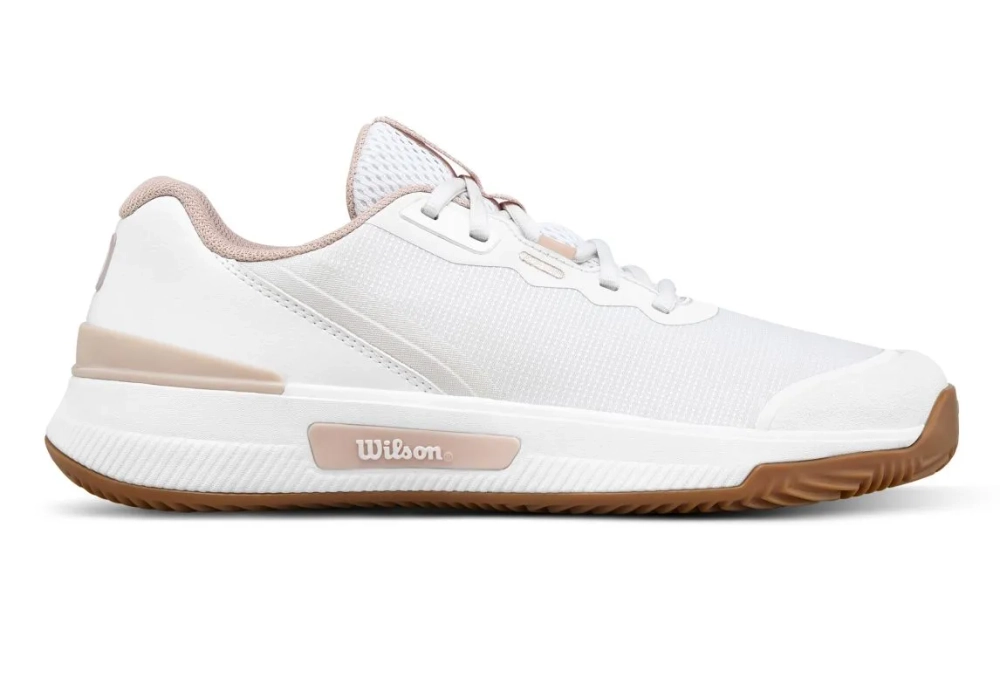 Женские Кроссовки теннисные Wilson Intrigue Pro Clay - white/cameo rose/gum
