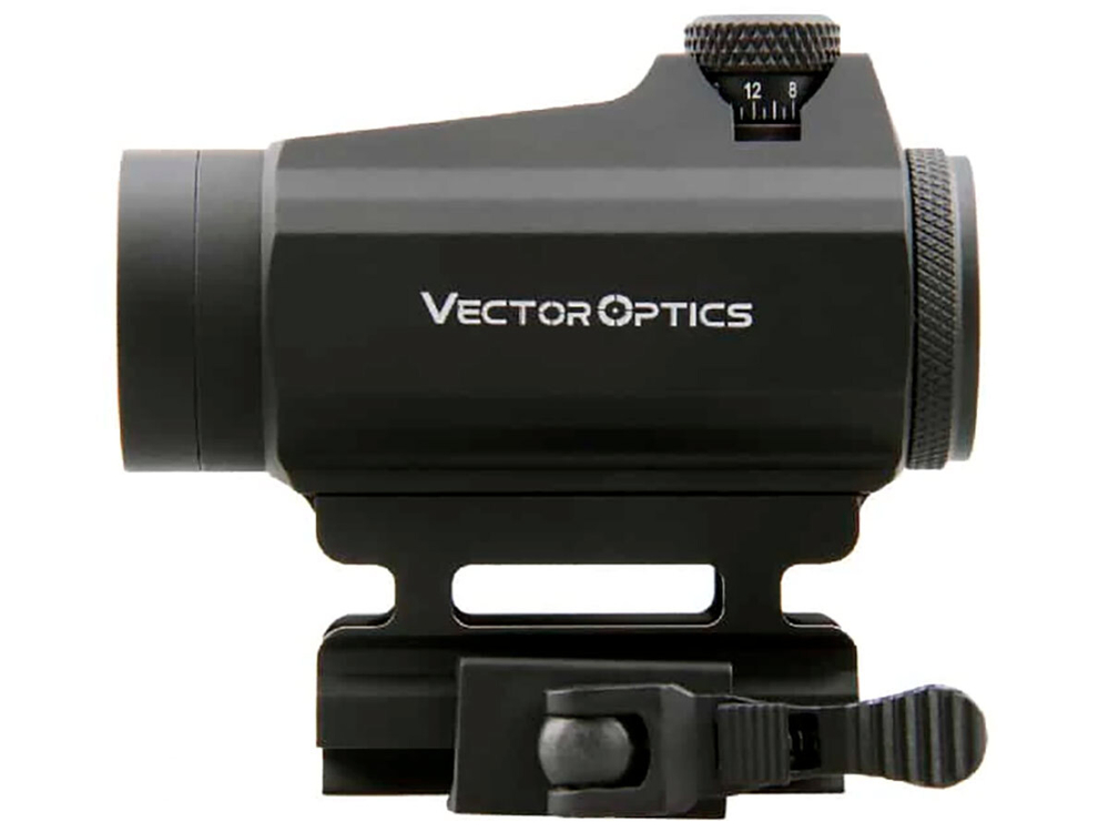 Коллиматор Vector Optics Maverick-II 1x22, закрытого типа, точка 3 МOA, красная, 10+1NV, на Weaver, IPХ4, 188г