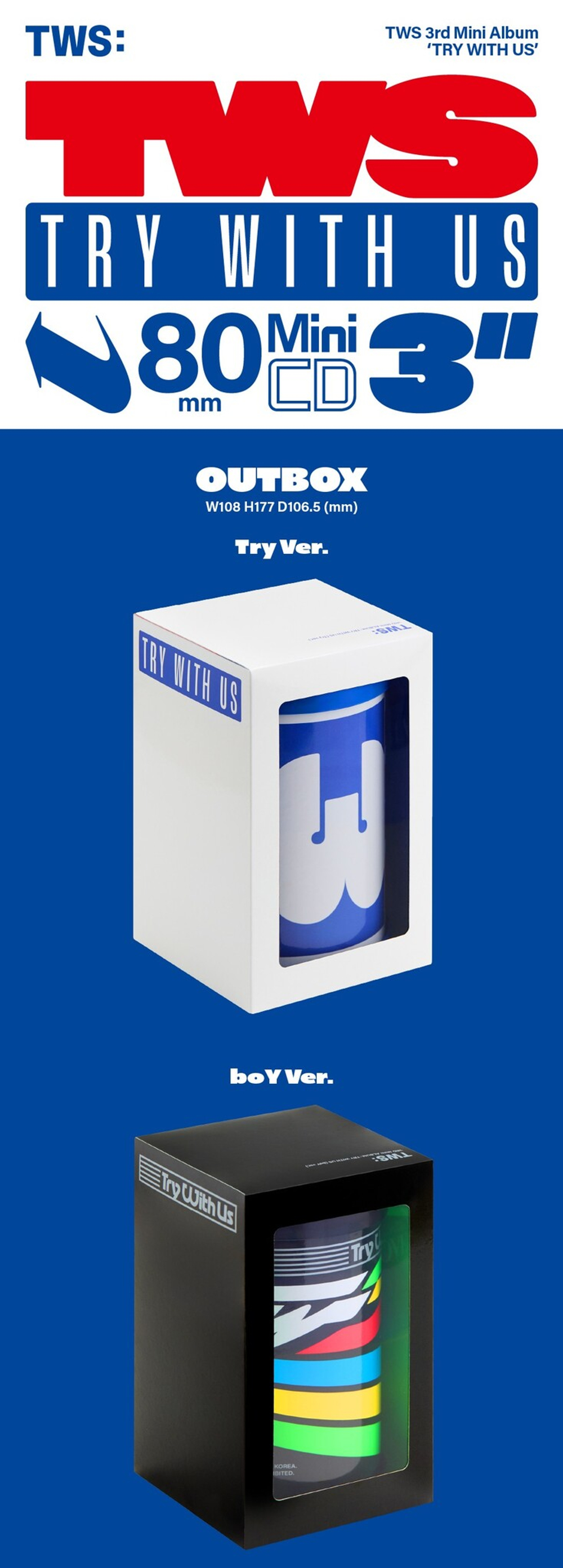 Альбом TWS - 3rd Mini Album 'TRY WITH US'