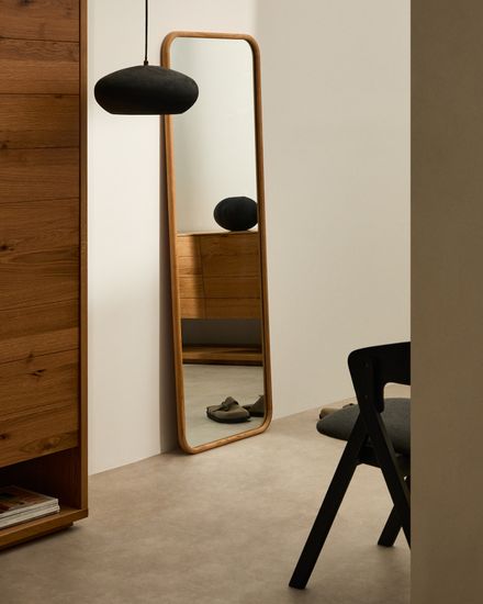 Зеркало Milsa в раме из тикового дерева 54 x 154 см