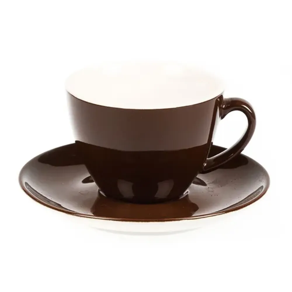 Чайная пара 180 мл коричневая d 8,6 см h6,4 см Barista (Бариста) P.L. Proff Cuisine [6]