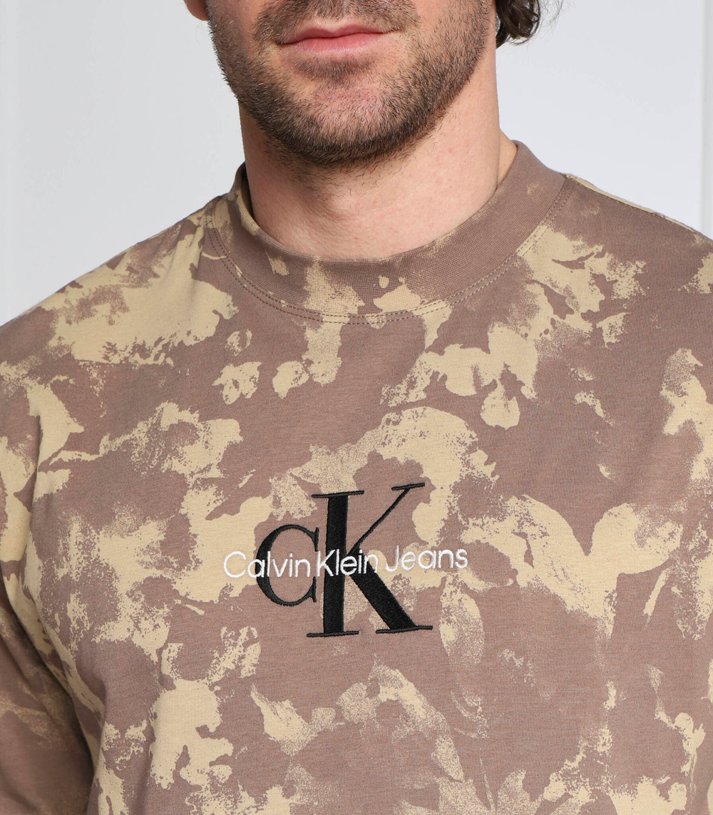 футболка CALVIN KLEIN JEANS - коричневый(J30J322707)