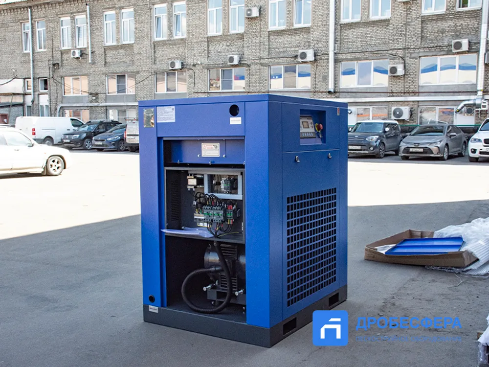 Винтовой компрессор KraftMachine KM30-8рВ-IP23-Hanbell