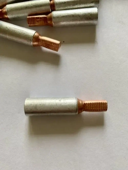 Наконечник кабельный штыревой алюмомедный с плоским штифтом НШАМ-П 16-13 КОМПЛЕКТ 4 ШТУКИ НОВИНКА