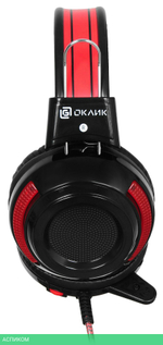 Наушники Oklick HS-G300 Armageddon черный/красный