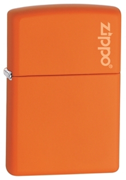 Зажигалка ZIPPO Classic Orange Matte™ с логотипом Zippo ZP-231ZL