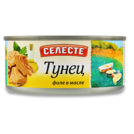 Селесте Тунец в масле 140 гр