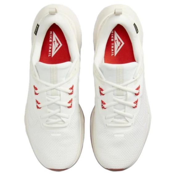 NIKE Juniper Trail 2 Белые кроссовки Низки Парсный белый/Антомный серый белый/Страстный Красный/Светлый Земной коричнев