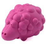 Игрушка Mr.Kranch для собак Овечка с пищалкой 8,5*12 см розовая с ароматом бекона