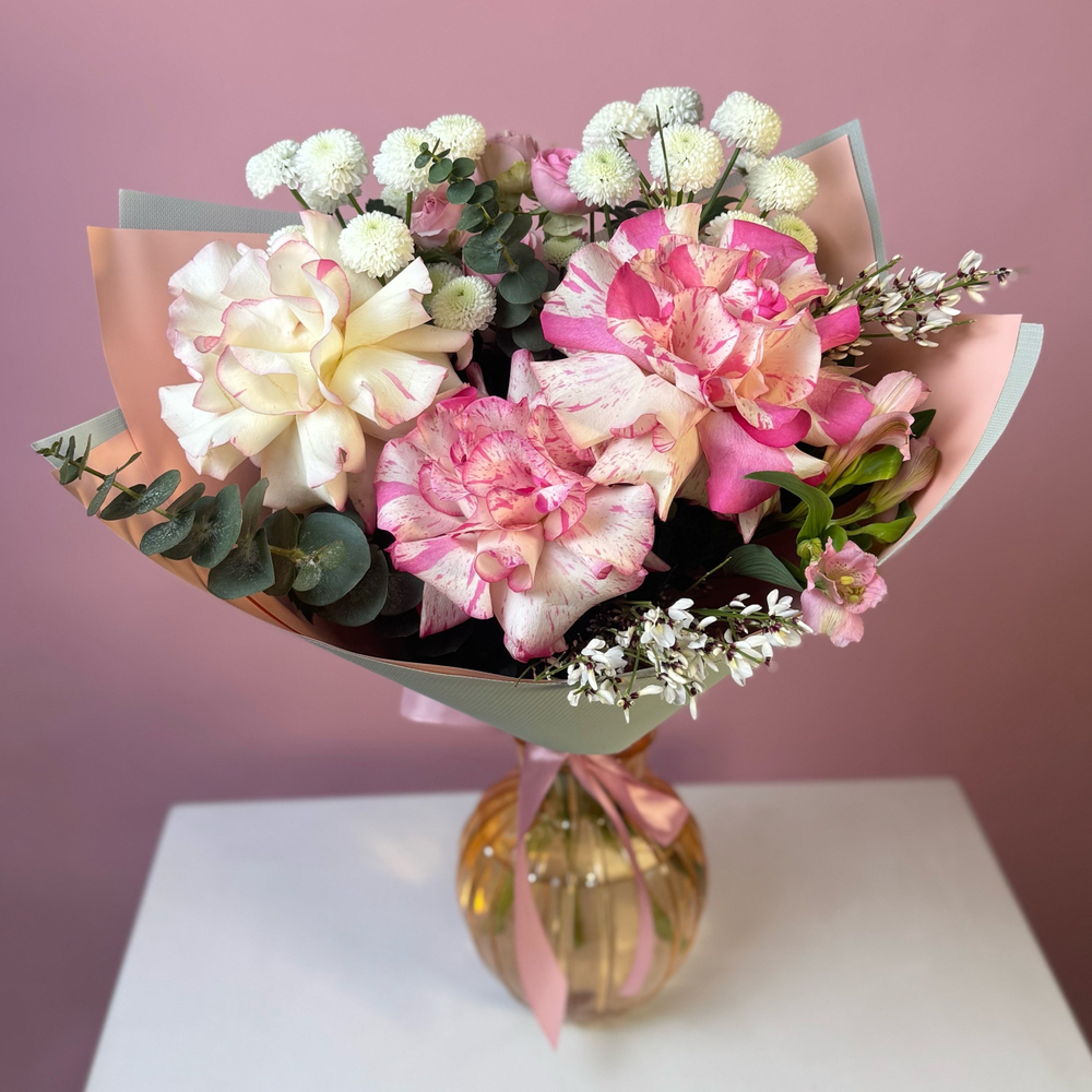 С18068 БУКЕТ "РОЗОВОЕ ОБЛАКО"