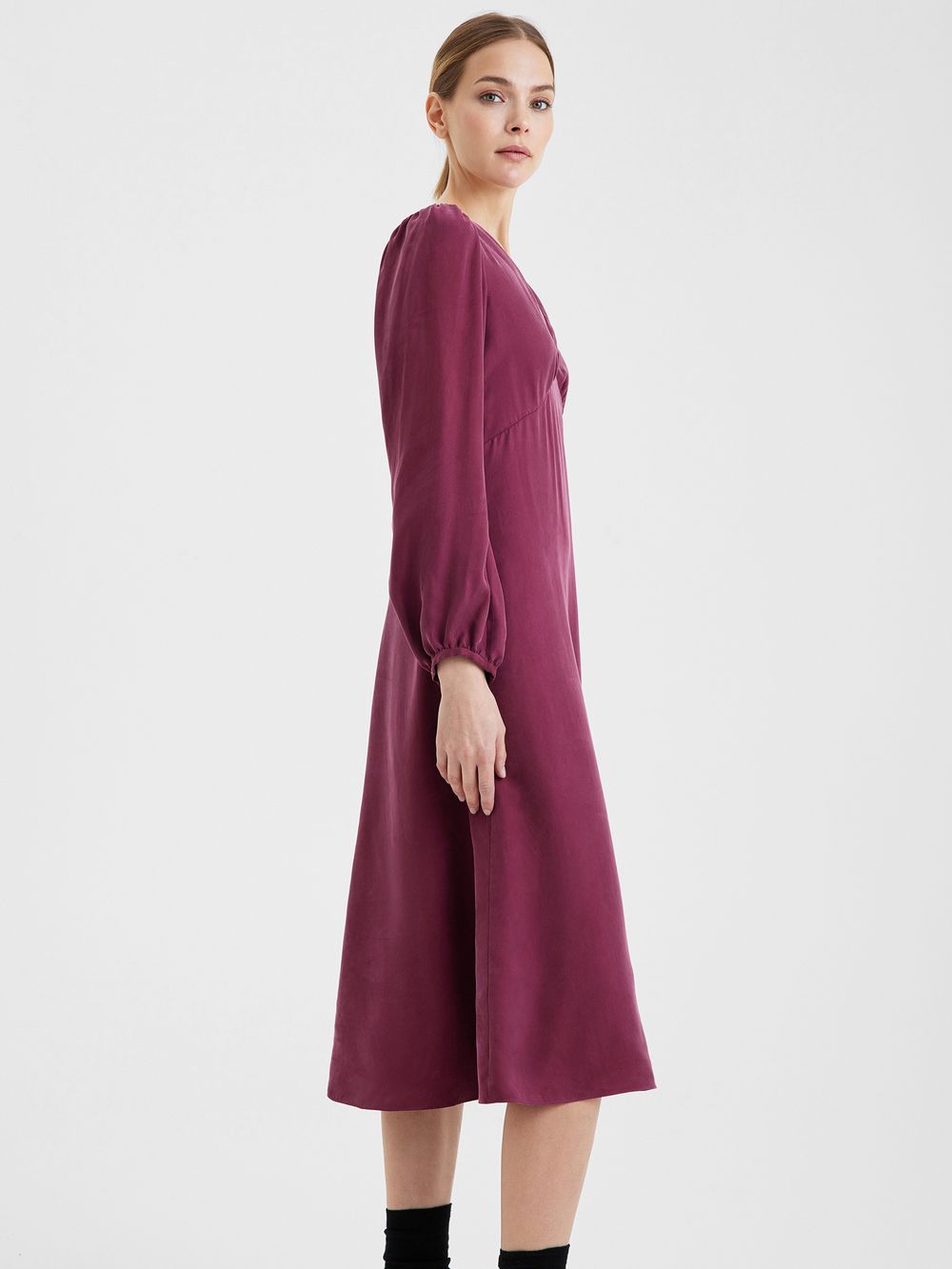 Платье ГРЭЙС бордового цвета