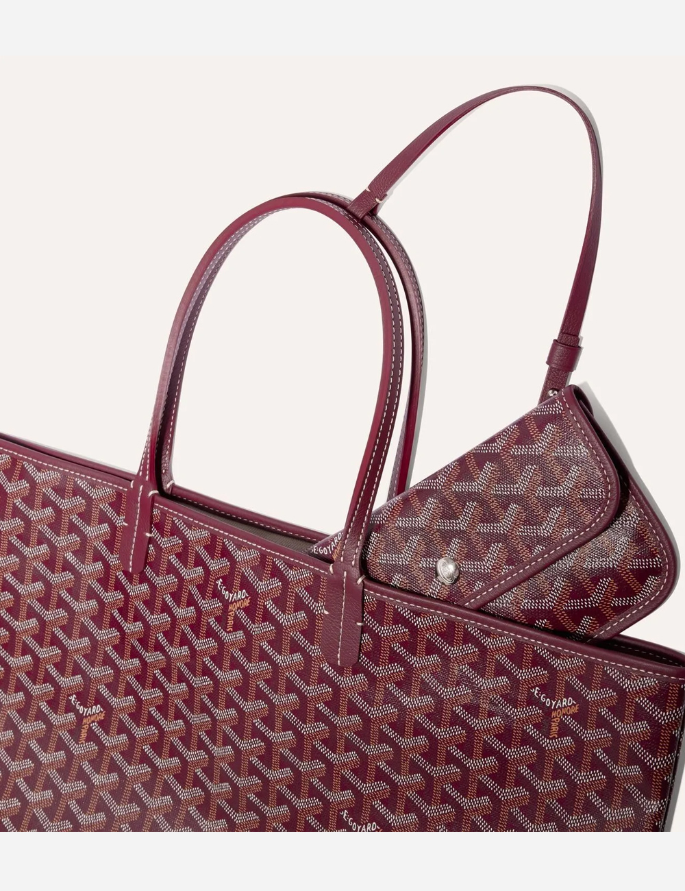 Goyard Saint Louis PM Bag "Burgundy"