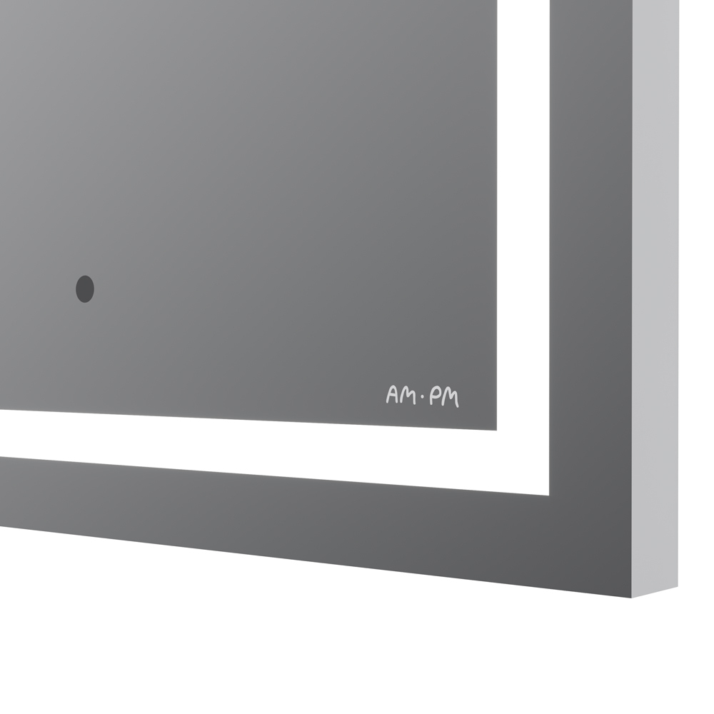 Универсальное зеркало настенное с контурной LED-подсветкой, 50 см AM.PM Gem M91AMOX0501WG