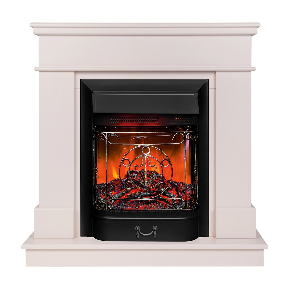 Электрокамин RealFlame Selena STD PN пудра с очагом Majestic Lux Black RC