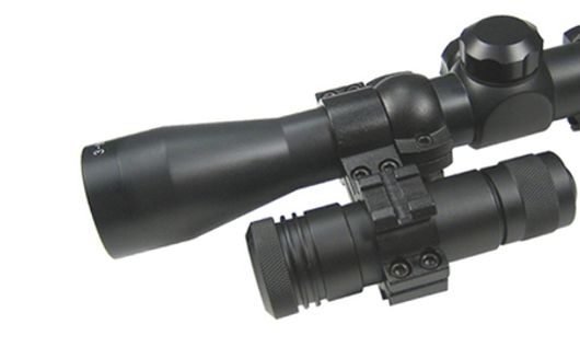 Крепление на оптику для установки ЛЦУ или фонаря