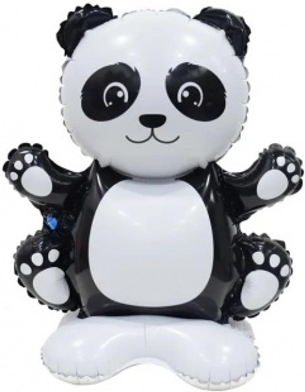 Шар 3D (17""/43 см) Мини-фигура на подставке, Панда, 1 шт. в уп. З89
