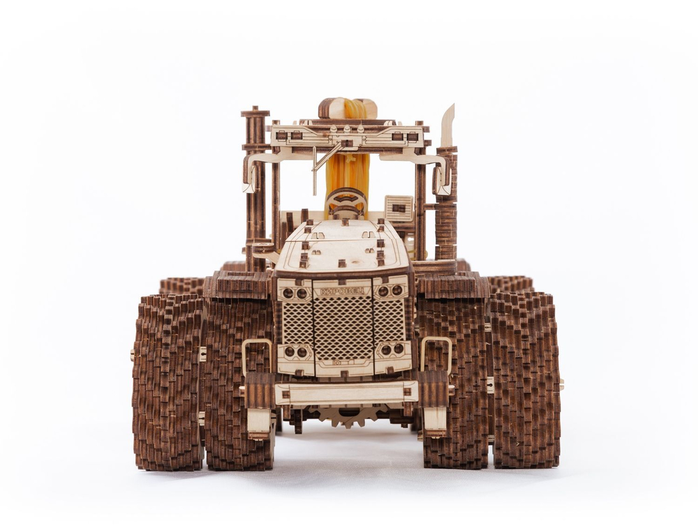 Конструктор деревянный 3D EWA Трактор Кировец К-7М
